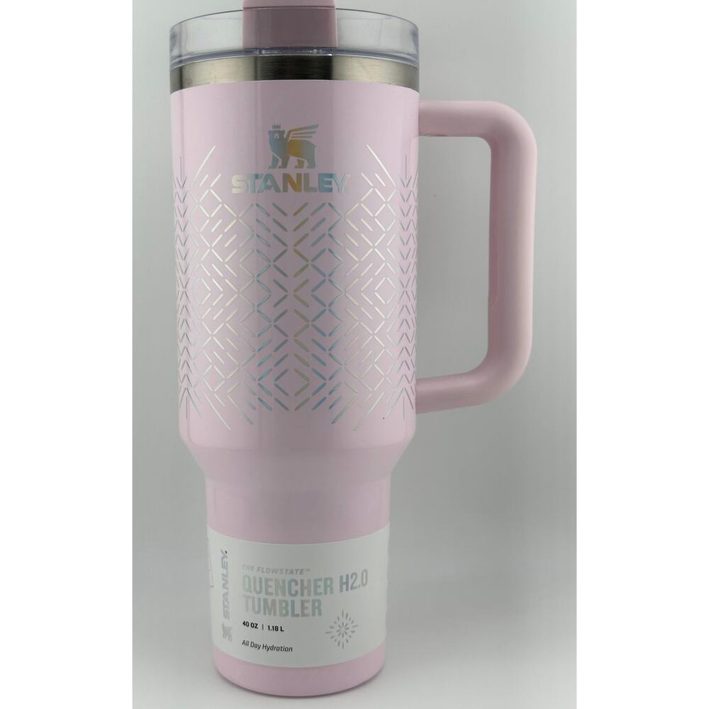 BRAND NEW Stanley Quencher H2.0 FlowState Tumbler 40 oz, ICICLE GLOSS FAST SHIP!